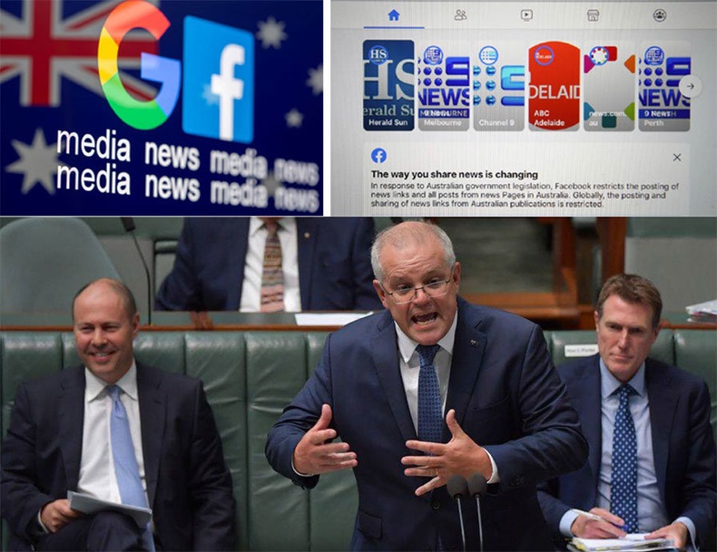"Facebook", "Google"-ийн эсрэг Австралийн шинэ хуулийн эргэн тойронд